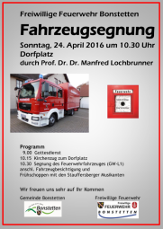 Segnung Fahrzeug 2016-04-24
