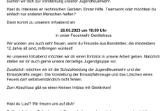 Jugendwerbung am 25.05.2023